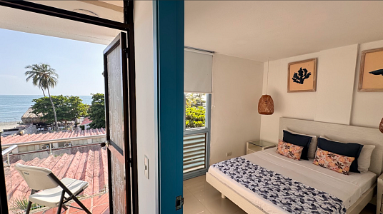 Habitación doble deluxe con vistas al mar