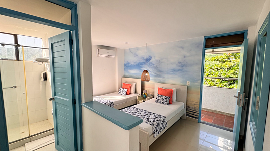 Habitación doble deluxe con vistas al mar