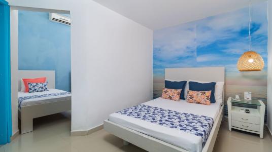 Double room with interior view