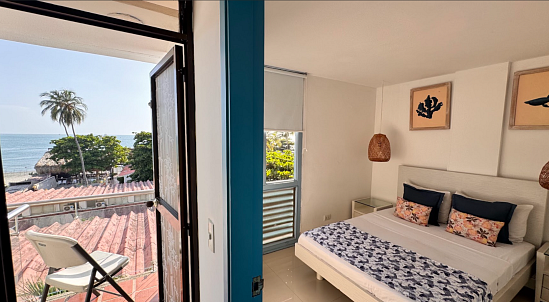 Habitación doble deluxe con vistas al mar