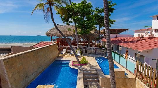 Outdoor family pool